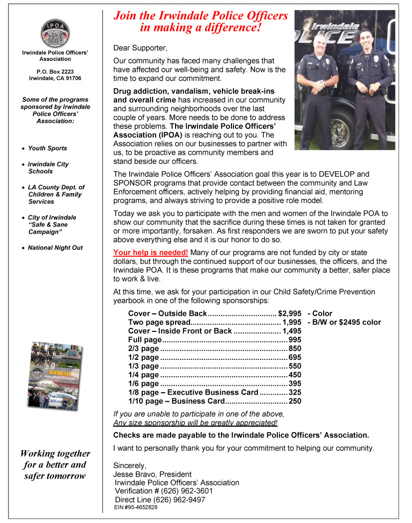 Donation Letter